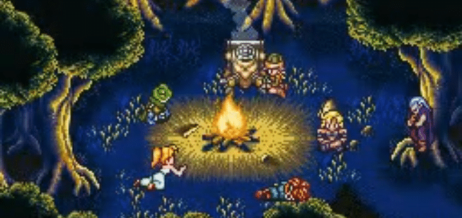 Chrono Trigger Campfire Scene