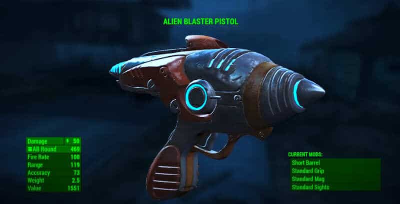 Fallout New Vegas Alien Blaster