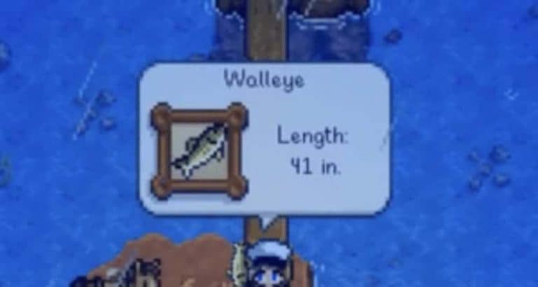 Where to Catch Walleye in Stardew Valley