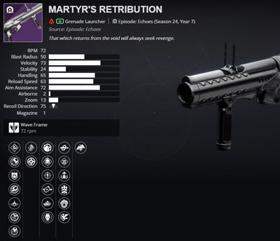 destiny 2, martyr's retribution