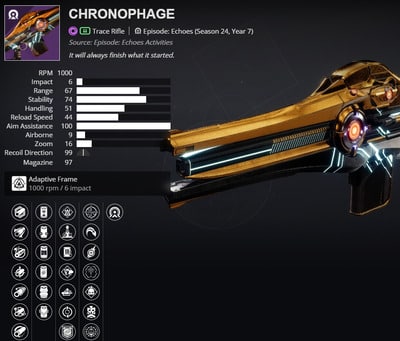 destiny 2, chronophage