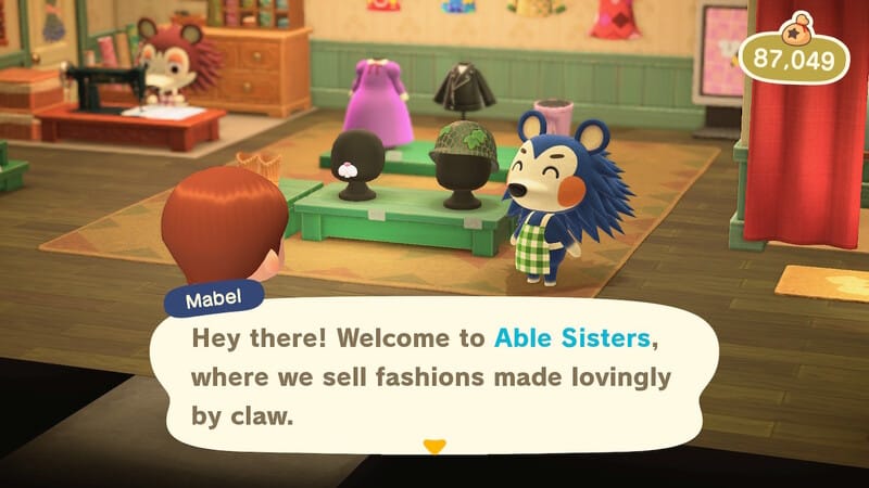 Able Sisters Animal Crossing New Horizons