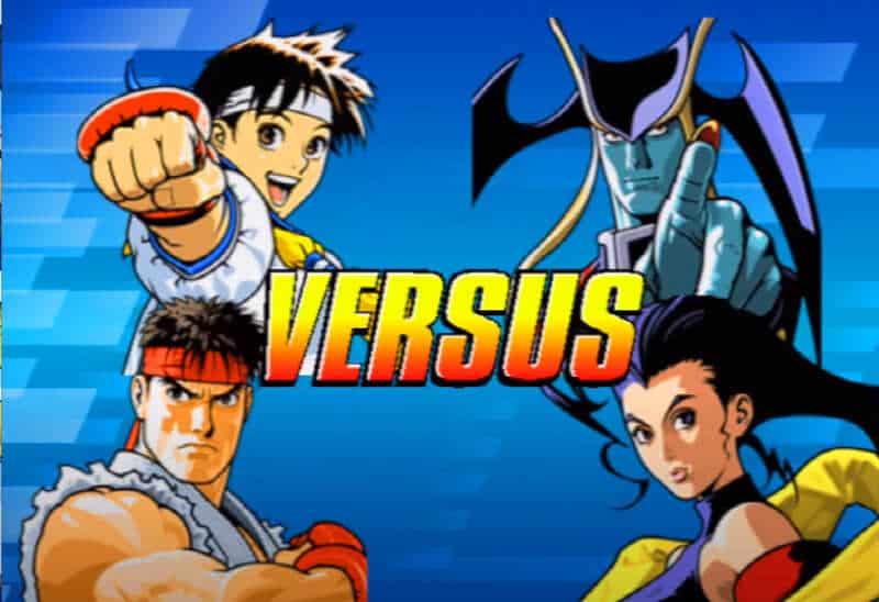 Capcom Fighting Evolution Versus Splash Screen