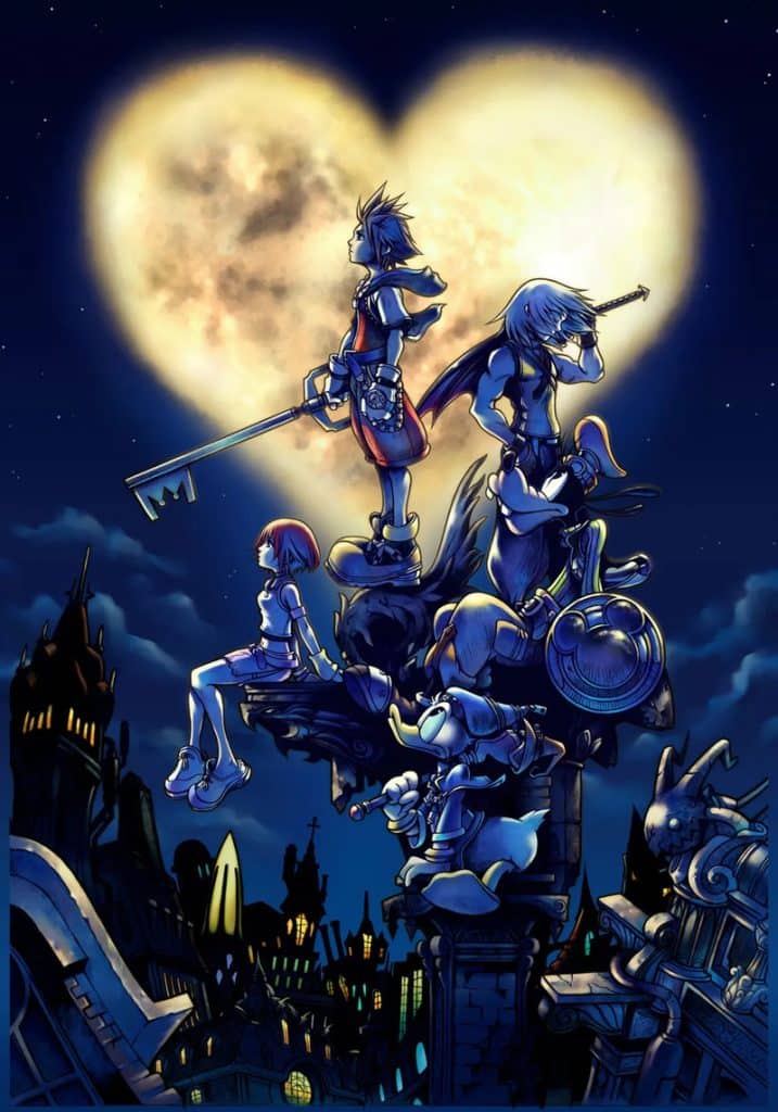 Kingdom Hearts 1 on Kingdom Hearts 1.5 Remix Menu