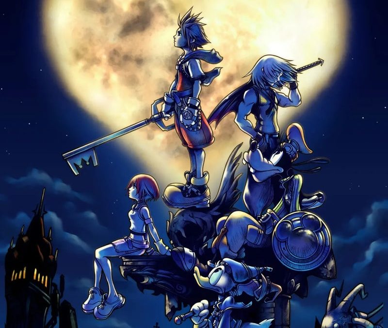 Kingdom Hearts 1 on Kingdom Hearts 1.5 Remix Menu