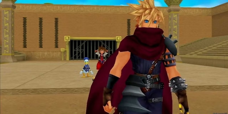 Cloud Strife in Kingdom Hearts