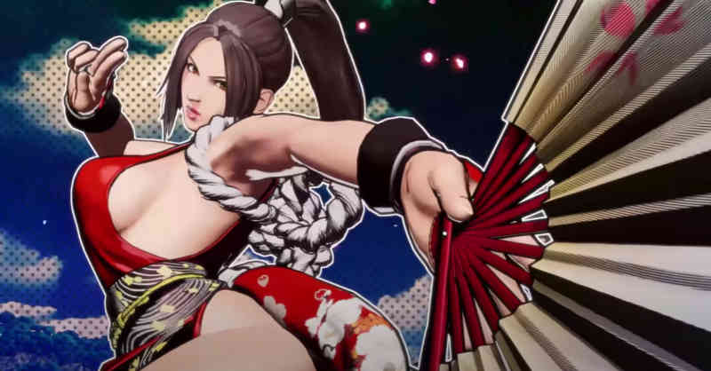 Mai Shiranui's classic outfit in City of the Wolves