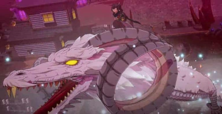 Rune Factory Guardians of Azuma Kaguya riding his dragon