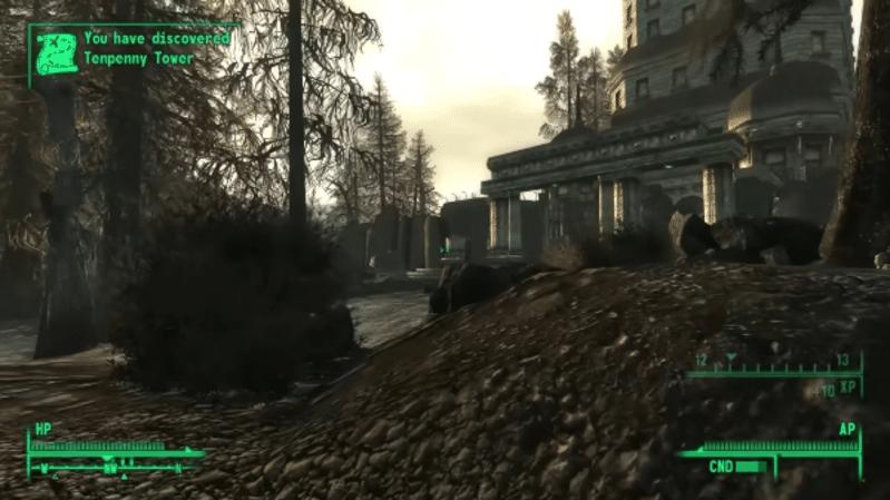 The entrance to Tenpenny Tower in Fallout 3