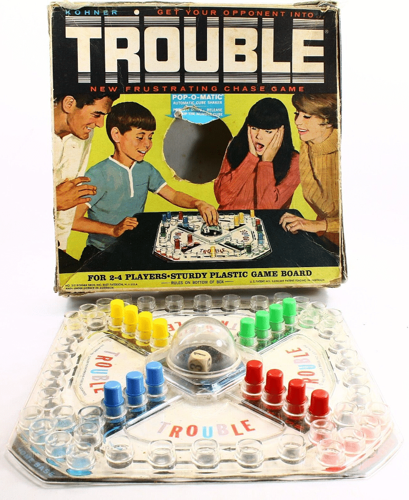 Double Trouble, definitely not one of the best-selling boardgames of all time