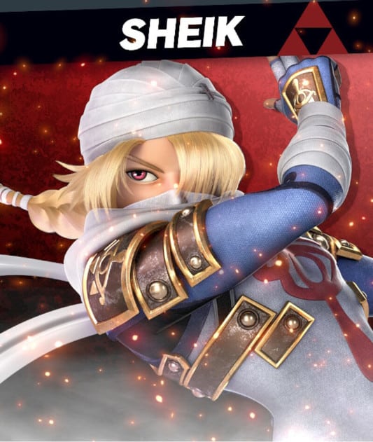 Legend of Zelda Sheik Game Smash Bros Select