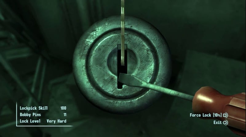 lock-picking, fallout 3