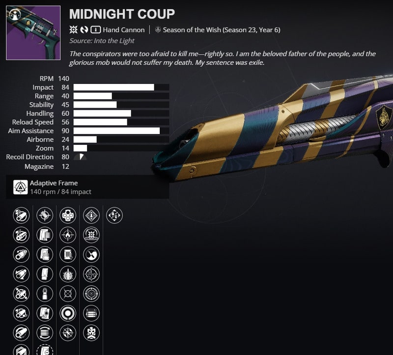 destiny 2, midnight coup