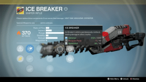 Icebreaker, Destiny 2