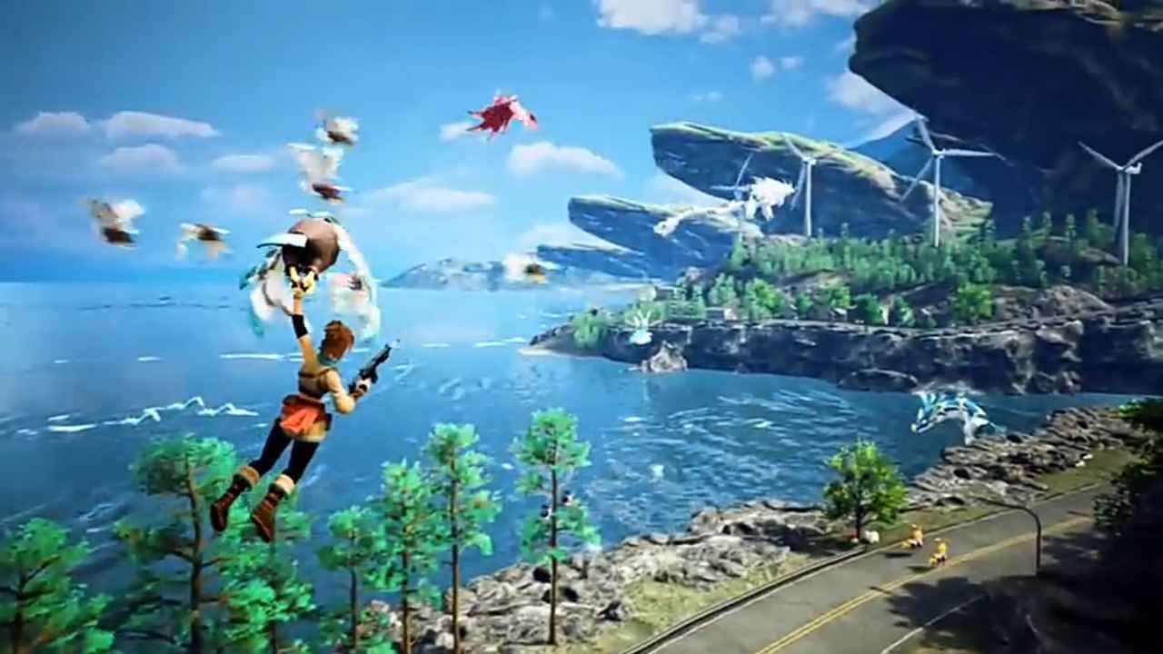 An image taken from the PalWorld trailer.