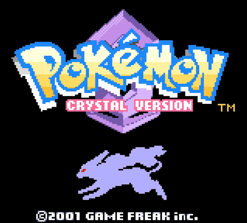 Pokemon Crystal Title Screen