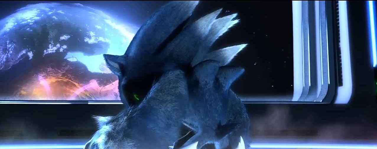 Sonic the Werehog, post-transformation.