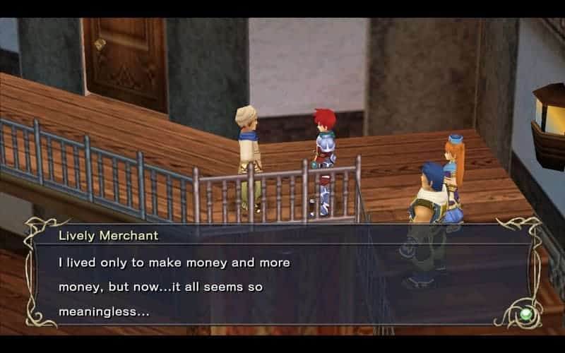 Dialogue with a Lively Merchant in Ys Seven