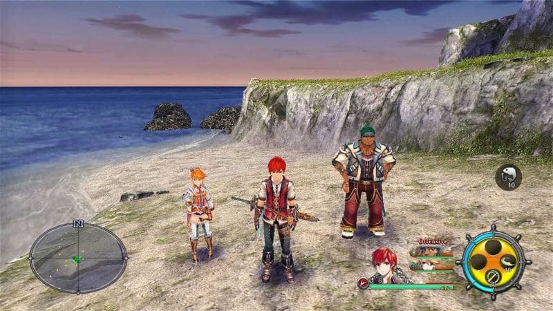 Adol, Laxia, and Sahad in Ys 8: Lacrimosa of Dana