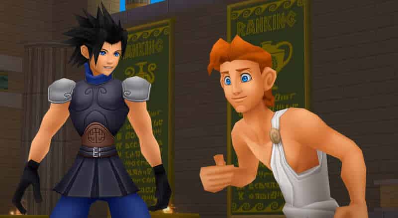 Kingdom Hearts Young Herc and Zack