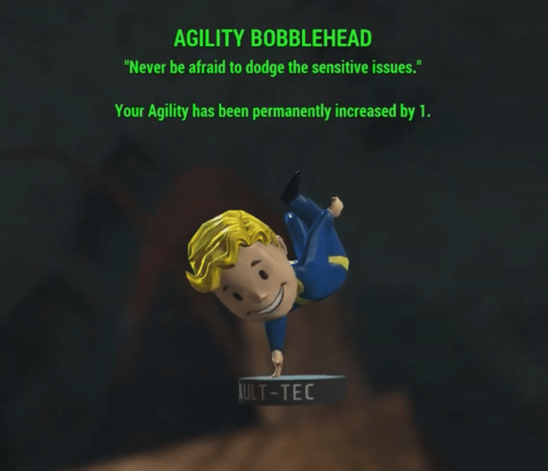 All About the Awesome Agility Bobblehead in Fallout 4 - Total Apex Gaming