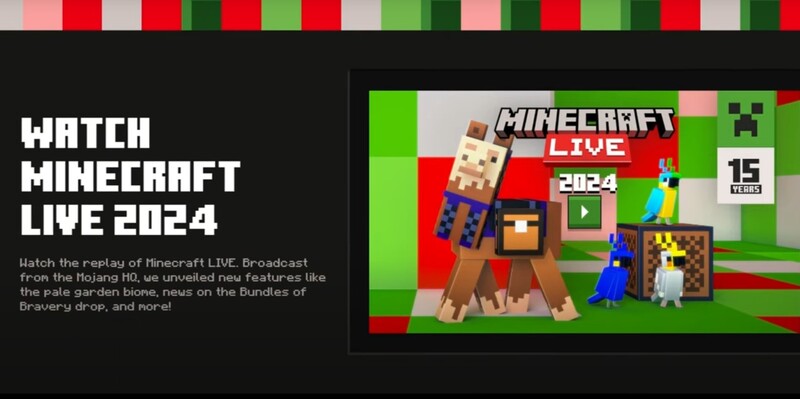 minecraft, minecraft live, leak, pale garden, bundles of bravery, bundle, end update