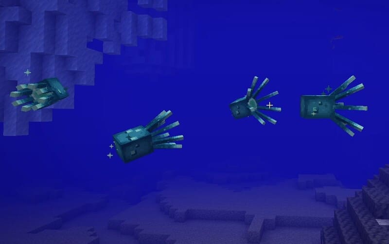 mob vote, glow squid, dream, retired