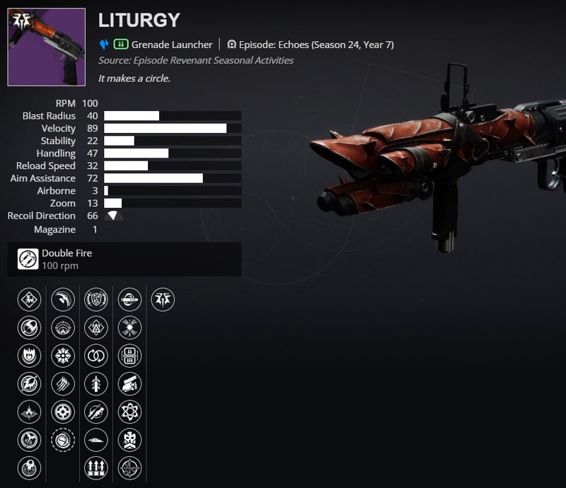 Destiny 2, Liturgy