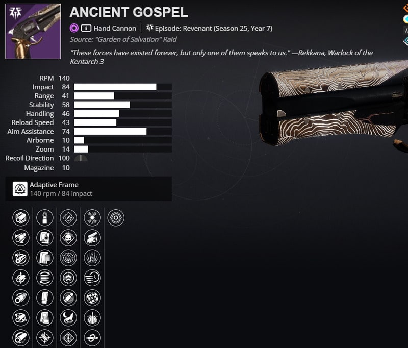 Destiny 2, Ancient Gospel