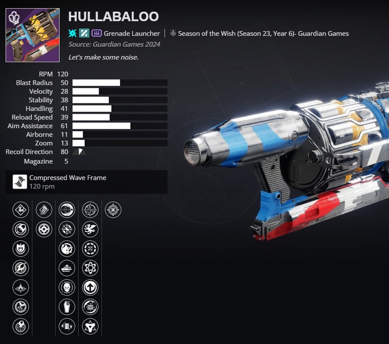 Destiny 2, Hullabaloo