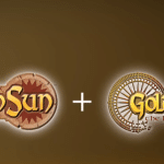 Logos for the first two Golden Sun games