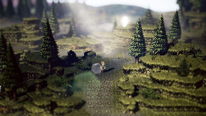 Promotional screenshot of Octopath Traveler