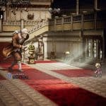 Promotional screenshot of Therion battling in Octopath Traveler