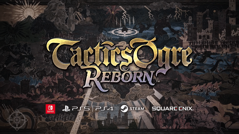 Logo for Tactics Ogre Reborn, a franchise made by the same creative lead as Final Fantasy Tactics