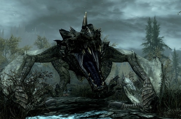 The Elder Scrolls V Skyrim Dragon