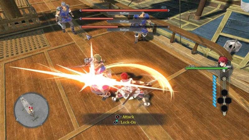 Screenshot of Ys 10: Nordics' demo