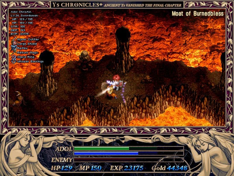 Promotional screenshot of Ys 2, one of the first Ys games