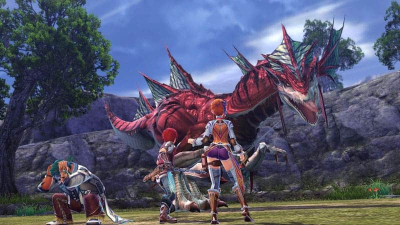 Promotional screenshot for Ys 8: Lacrimosa of Dana