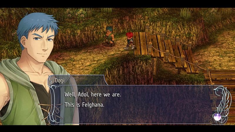 Promotional screenshot of Ys Memoire: The Oath in Felghana