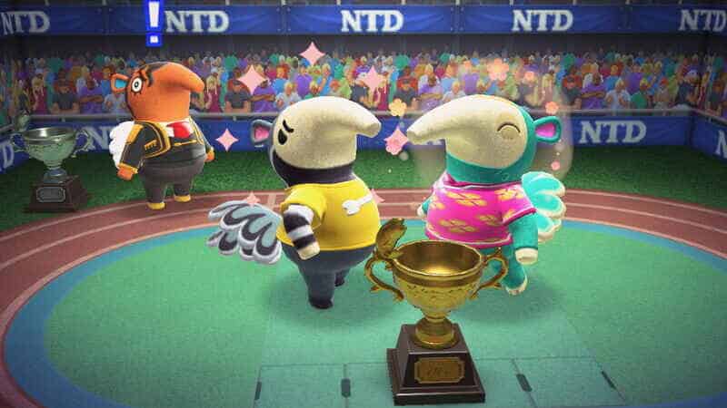 antonio olaf zoe trophies animal crossing new horizons 