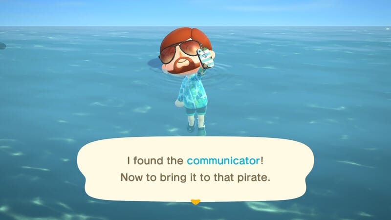 dive swim animal crossing new horizons gullivarrr communicator