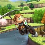 mario kart animal crossing male villager bike