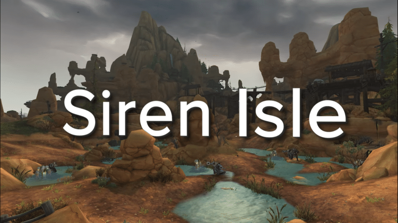 New World of Warcraft zone: The Siren Isle