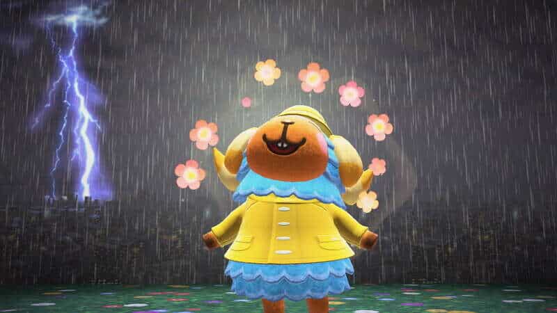 wendy rain animal crossing new horizons