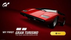 My First Gran Turismo Title Screen