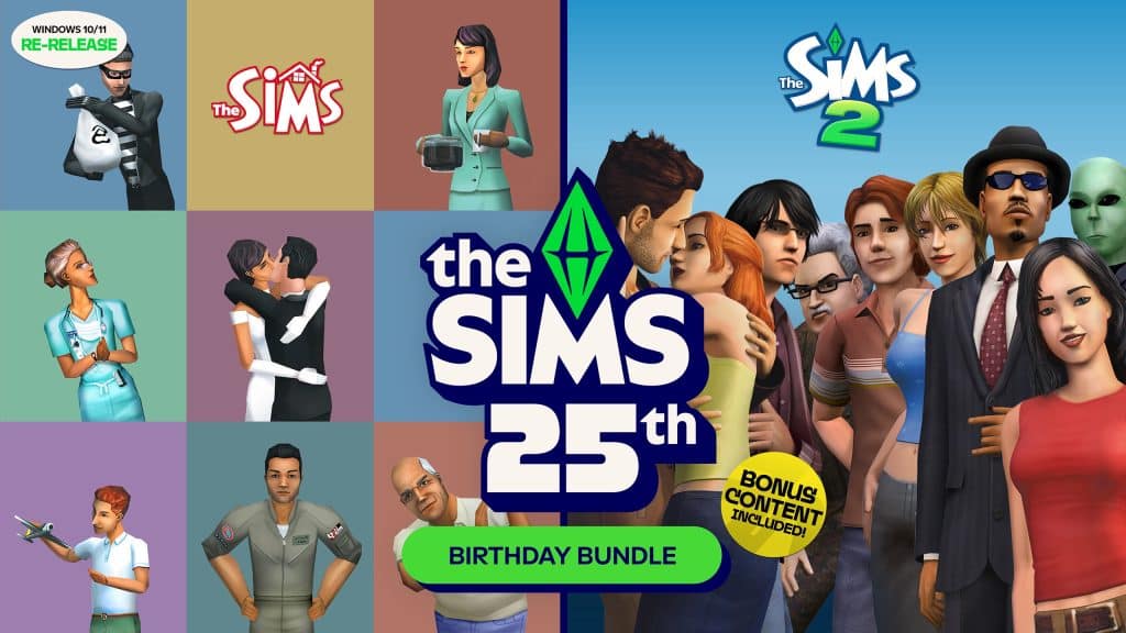 The Sims 25th Anniversary Birthday Bundle