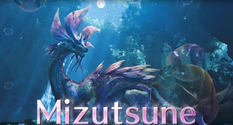 Monster Hunter Wilds launch trailer Mizutsune