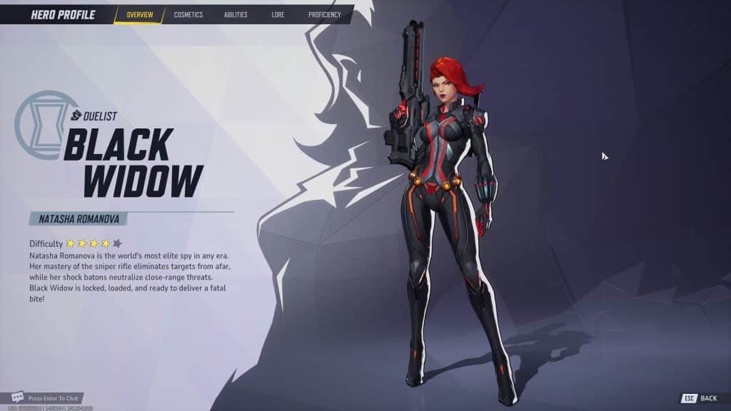 Black Widow Marvel Rivals