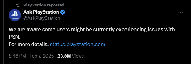 AskPlayStation, PlayStation, X, Twitter, screenshot