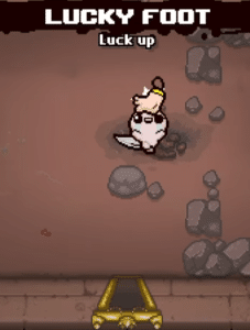 The Binding of Isaac, platformer, Isaac, lucky foot